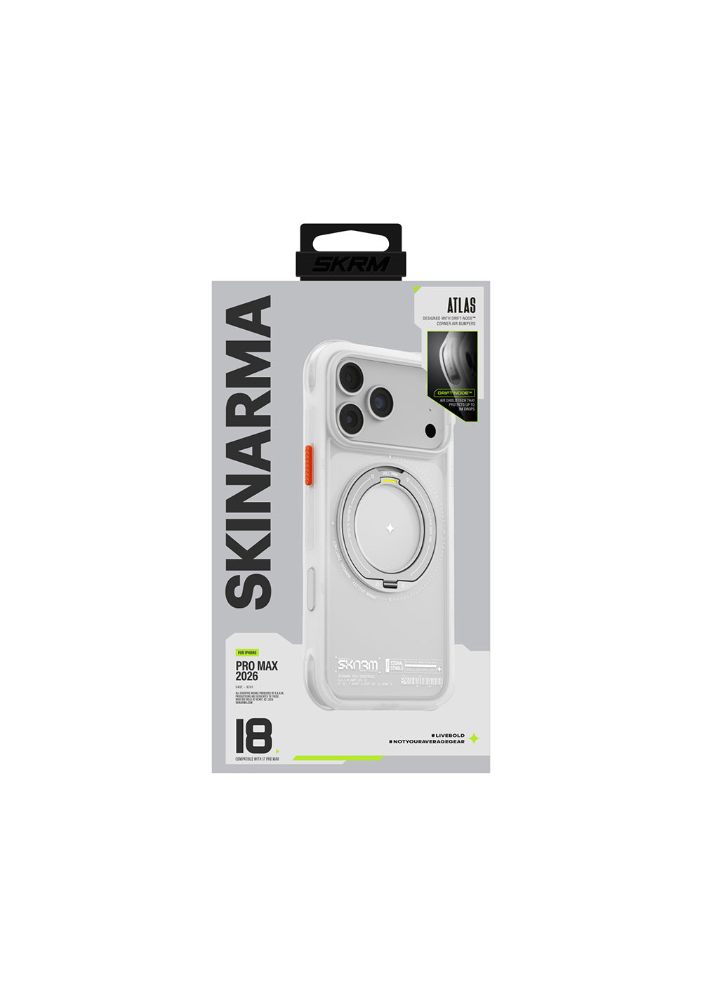 Skinarma Standlı Atlas – iPhone 18 Pro Max Kılıfı