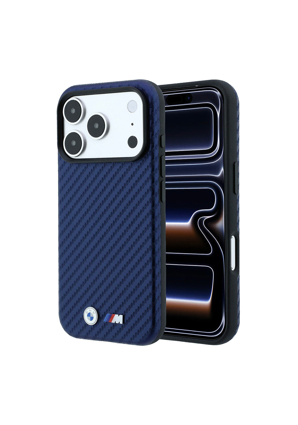 BMW Karbon Fiber Tasarımlı ve PU Deri – iPhone 18 Pro Max Kılıfı