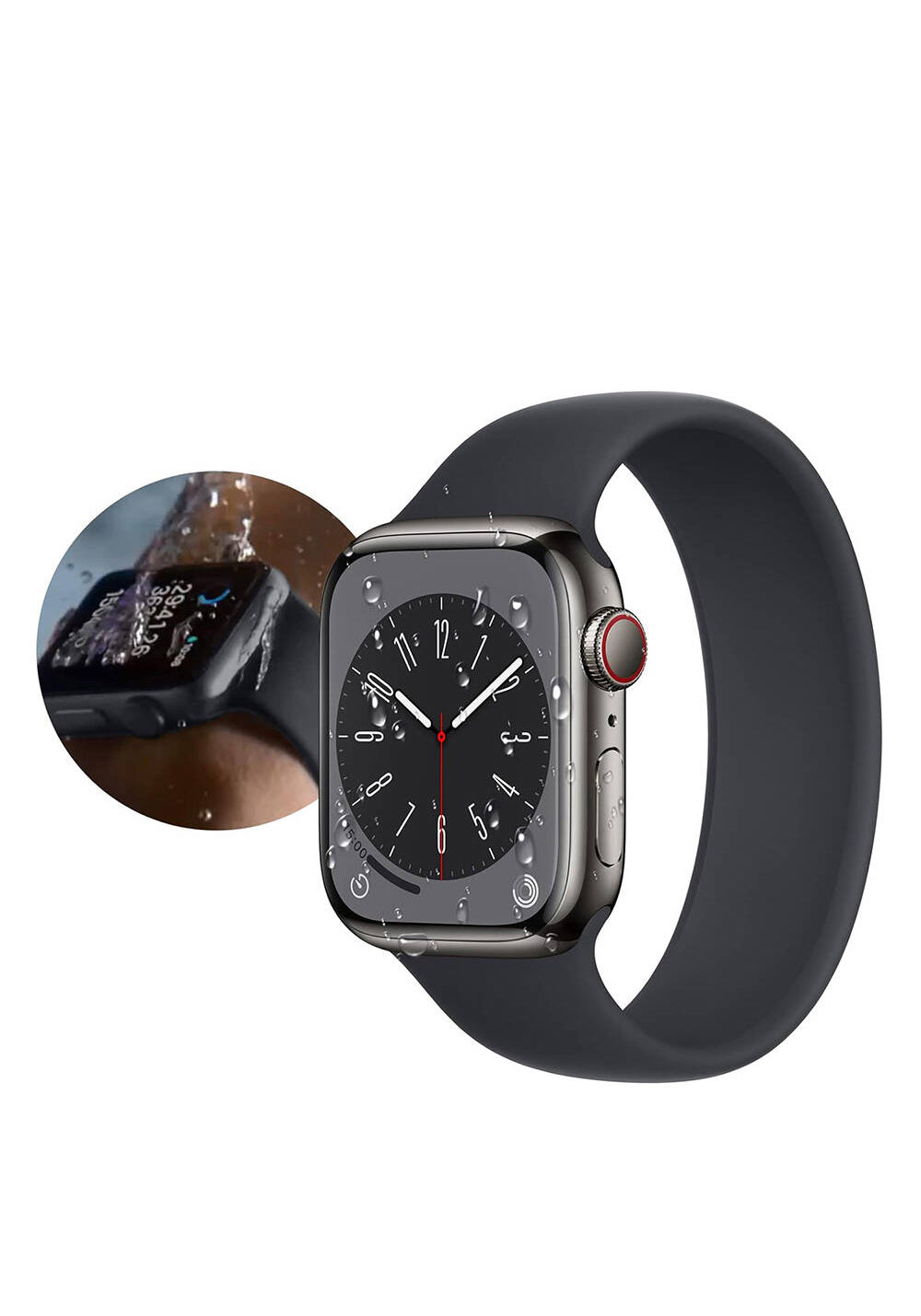 Wiwu Wi-JD105 Easy Install PMMA PET Ekran Koruma Seti – Apple Watch 41 mm