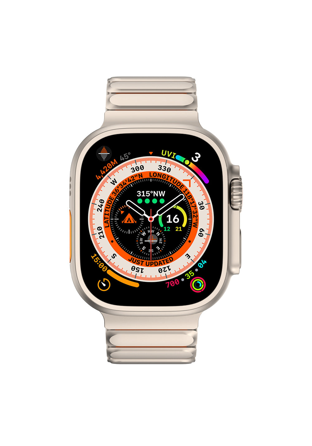 Mohseven Titancore No.2 Çelik Kordon – Apple Watch 42/44/45/46/49 mm