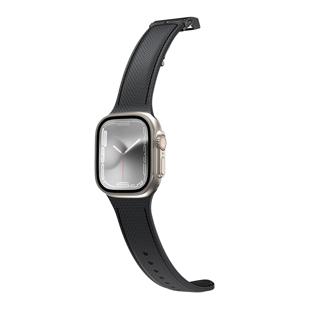Amazingthing Titan Swift Deri Dokulu Silikon Kordon – Apple Watch ürün görseli