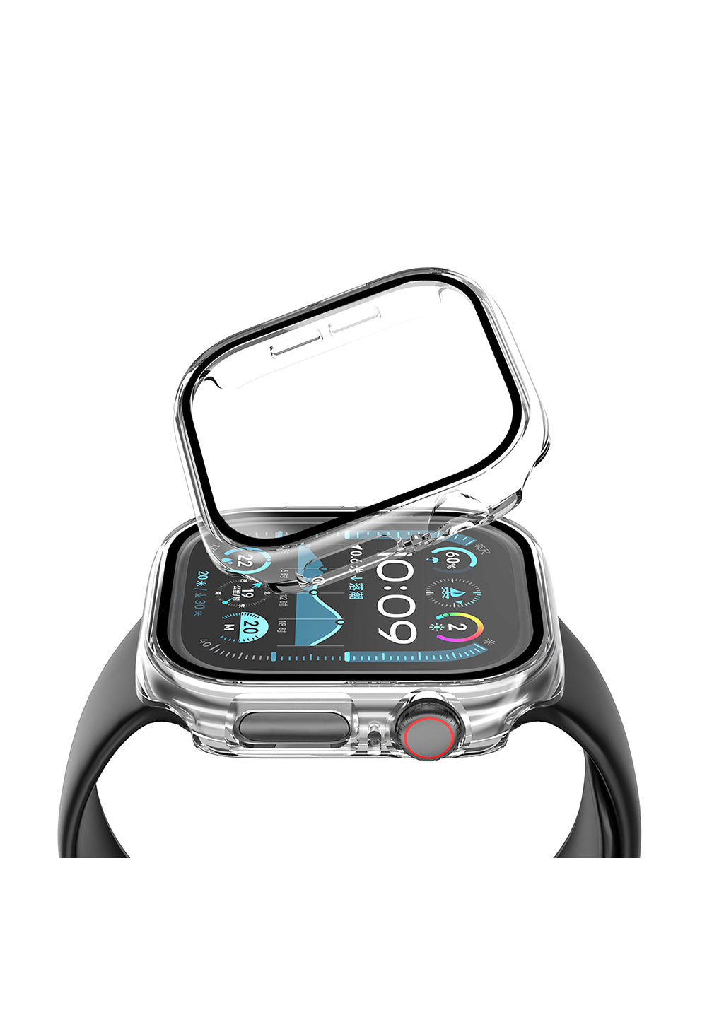 Wiwu JD-108 Koruyucu Kasa ve HD Ekran Filmi – Apple Watch Series 10 42 mm