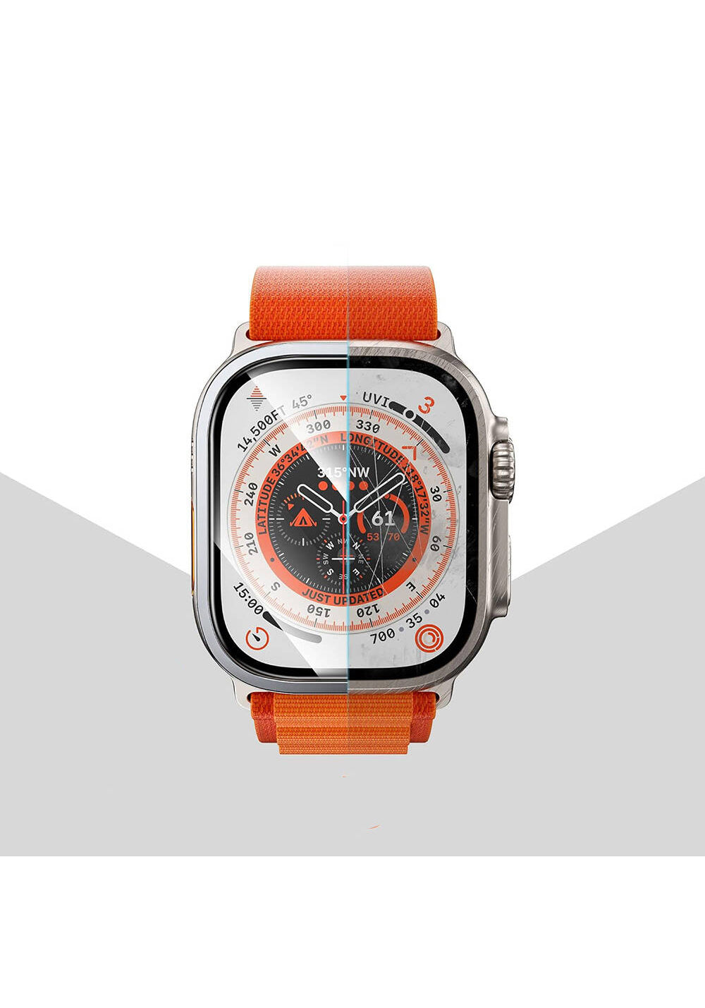 Wiwu Wi-JD106 Easy Install Temperli Ekran Camı – Apple Watch Ultra 49 mm