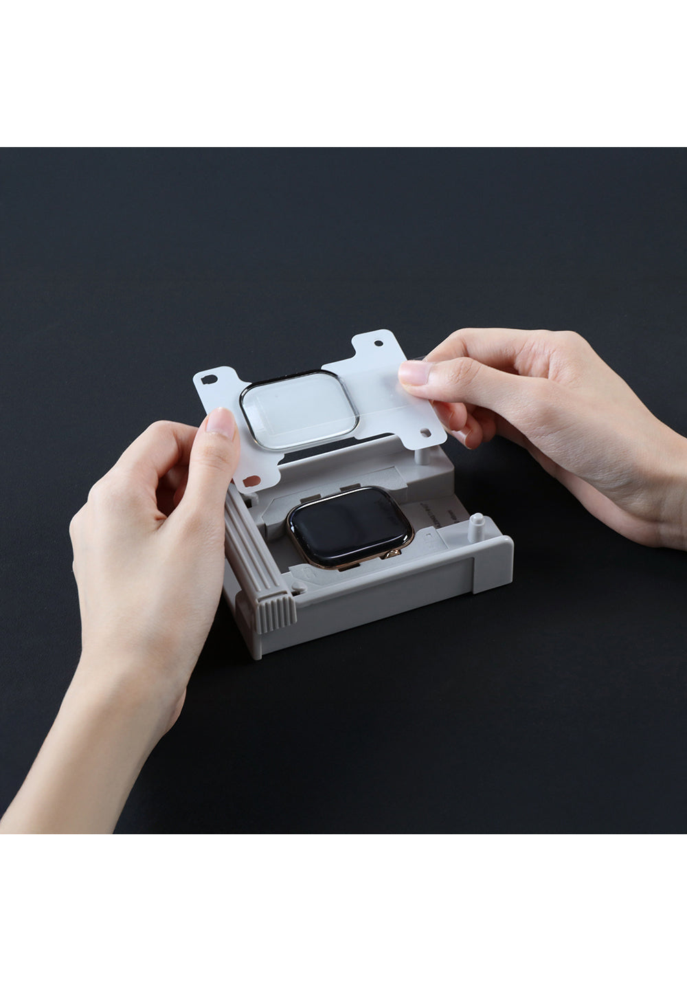 Amazingthing Radix Protective Uygulama Aparatlı Ekran Filmi – Apple Watch Series 10 46 mm