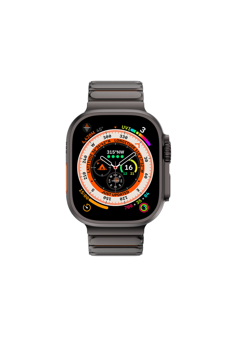 Mohseven Titancore No.2 Çelik Kordon – Apple Watch 42/44/45/46/49 mm