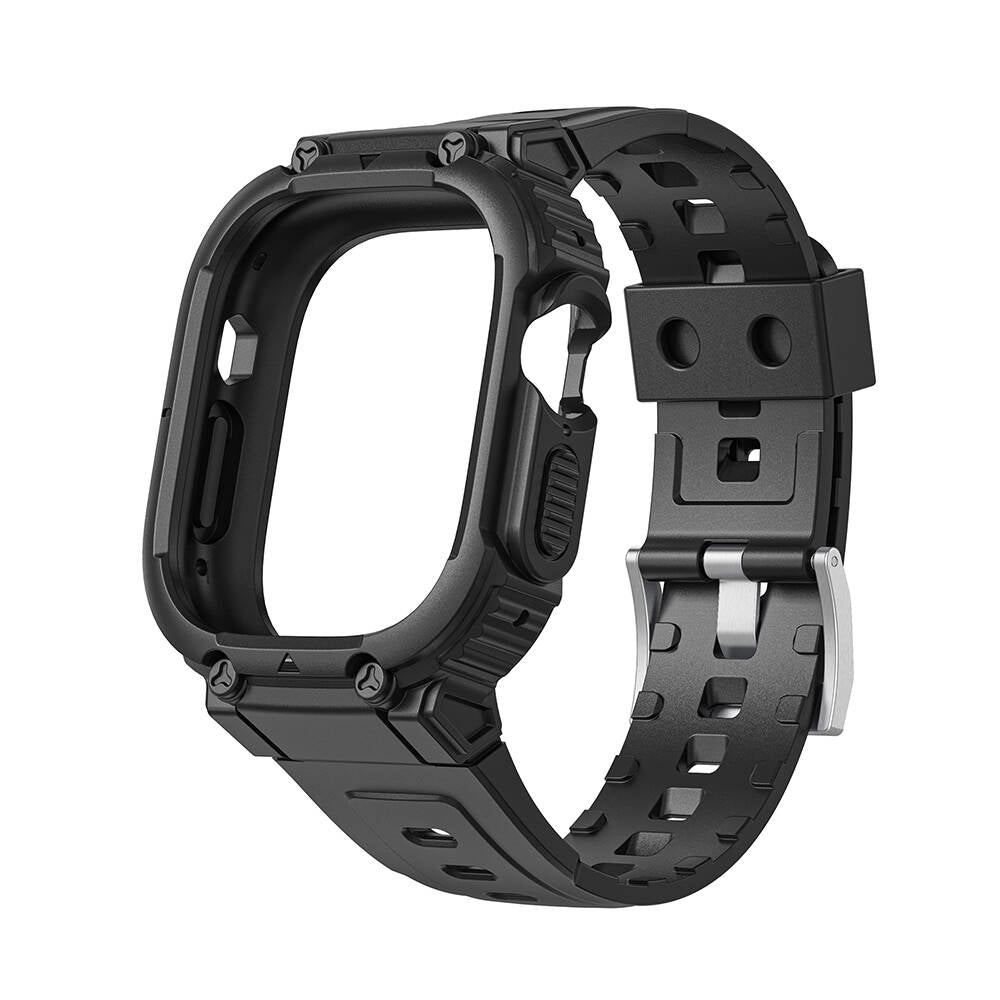 Wiwu Wi-WB014 Armor Kordon ve PC Kasa Seti – Apple Watch Ultra 49 mm
