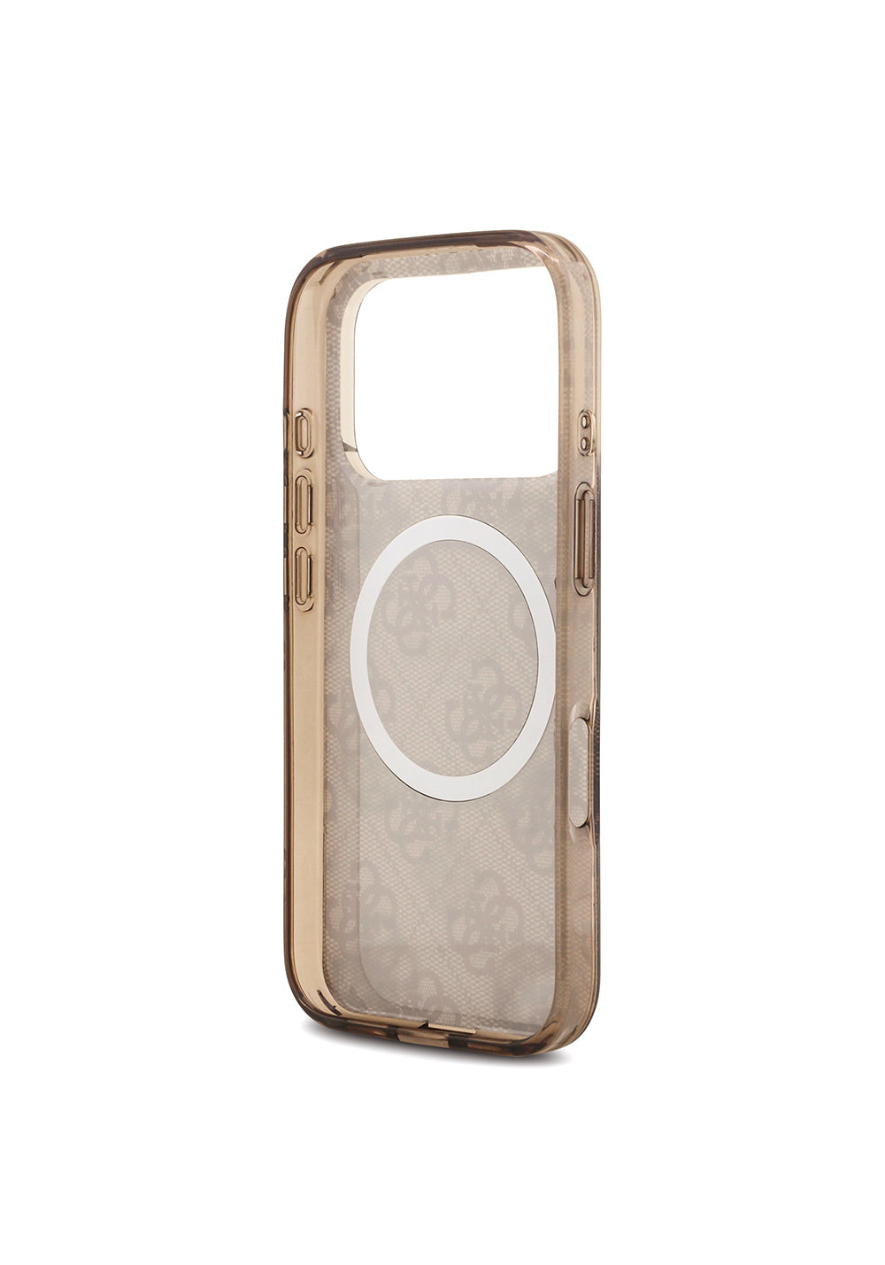 Guess IML Peony ve 4G Desenli Klasik Logolu – iPhone 18 Pro Kılıfı