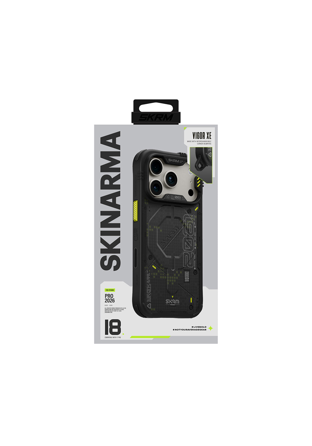Skinarma Vigor XE – iPhone 18 Pro Kılıfı