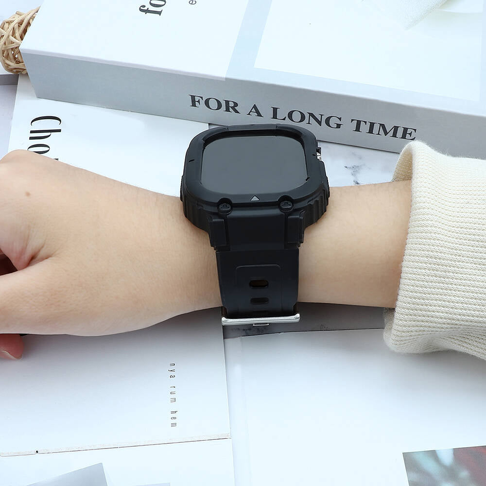 Wiwu Wi-WB014 Armor Kordon ve PC Kasa Seti – Apple Watch Ultra 49 mm