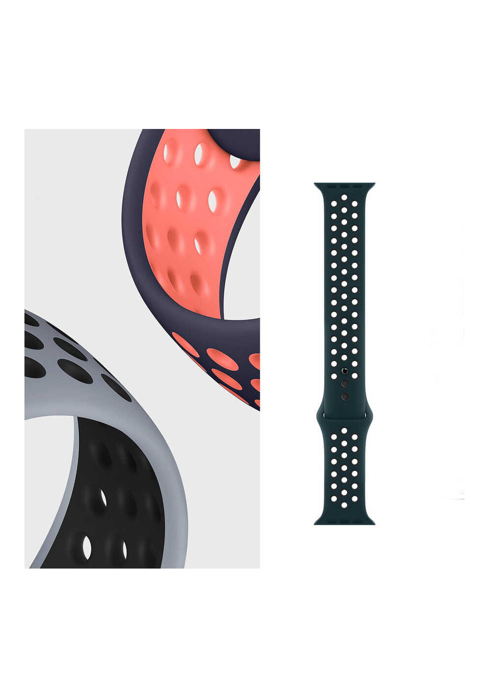 Wiwu Dual Color Sport Band Çift Renk Silikon Kordon – Apple Watch 42/44/49 mm