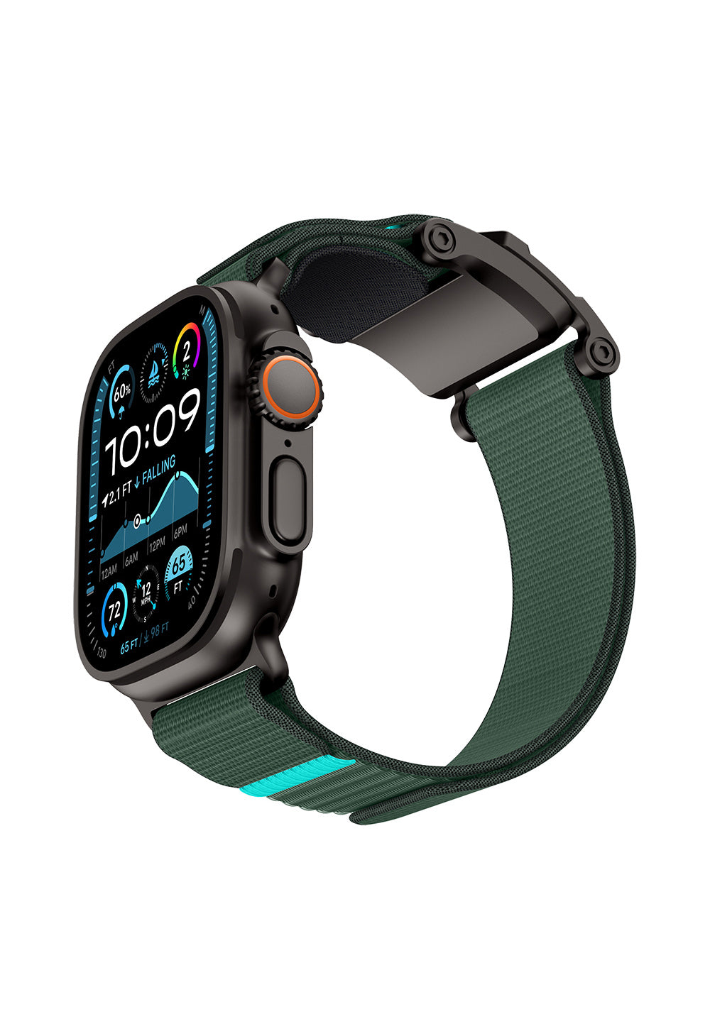 Mohseven Mecha Sport Dokuma Kordon – Apple Watch 42/44/45/46/49 mm