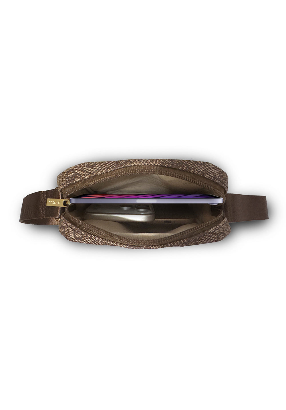 Guess Metal Logo Fermuarlı – 8 inç Tablet Çantası