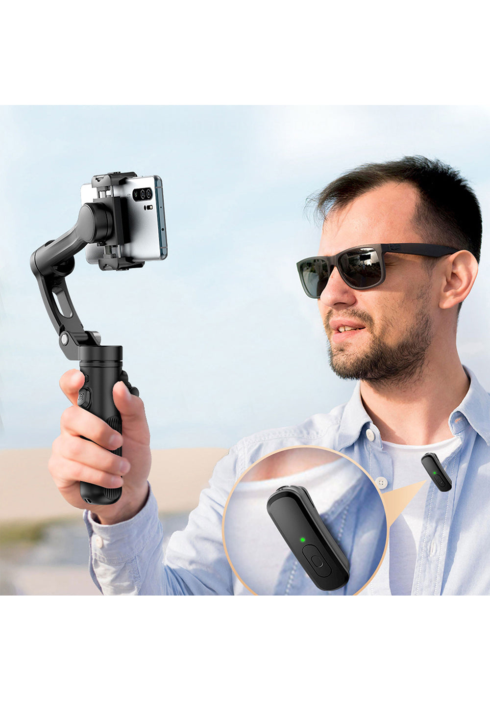 Lenyes LPH113 – 3 Eksenli Telefon Gimbalı