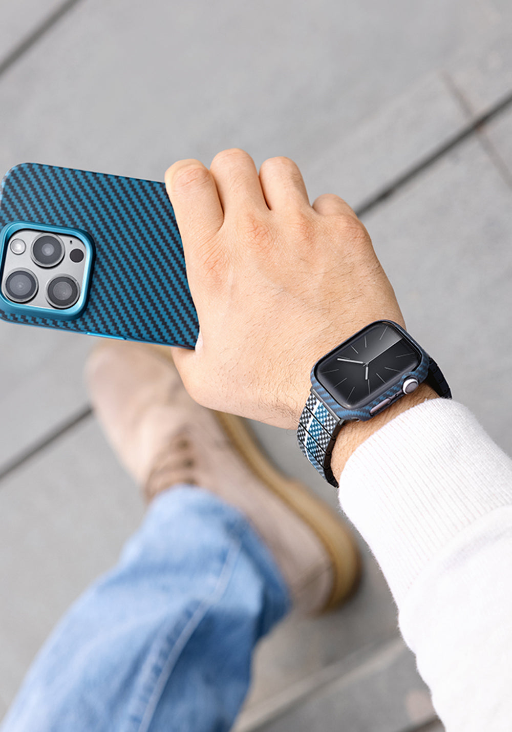 Pitaka Air Case Classic 600D Aramid Koruyucu Kasa – Apple Watch 45 mm
