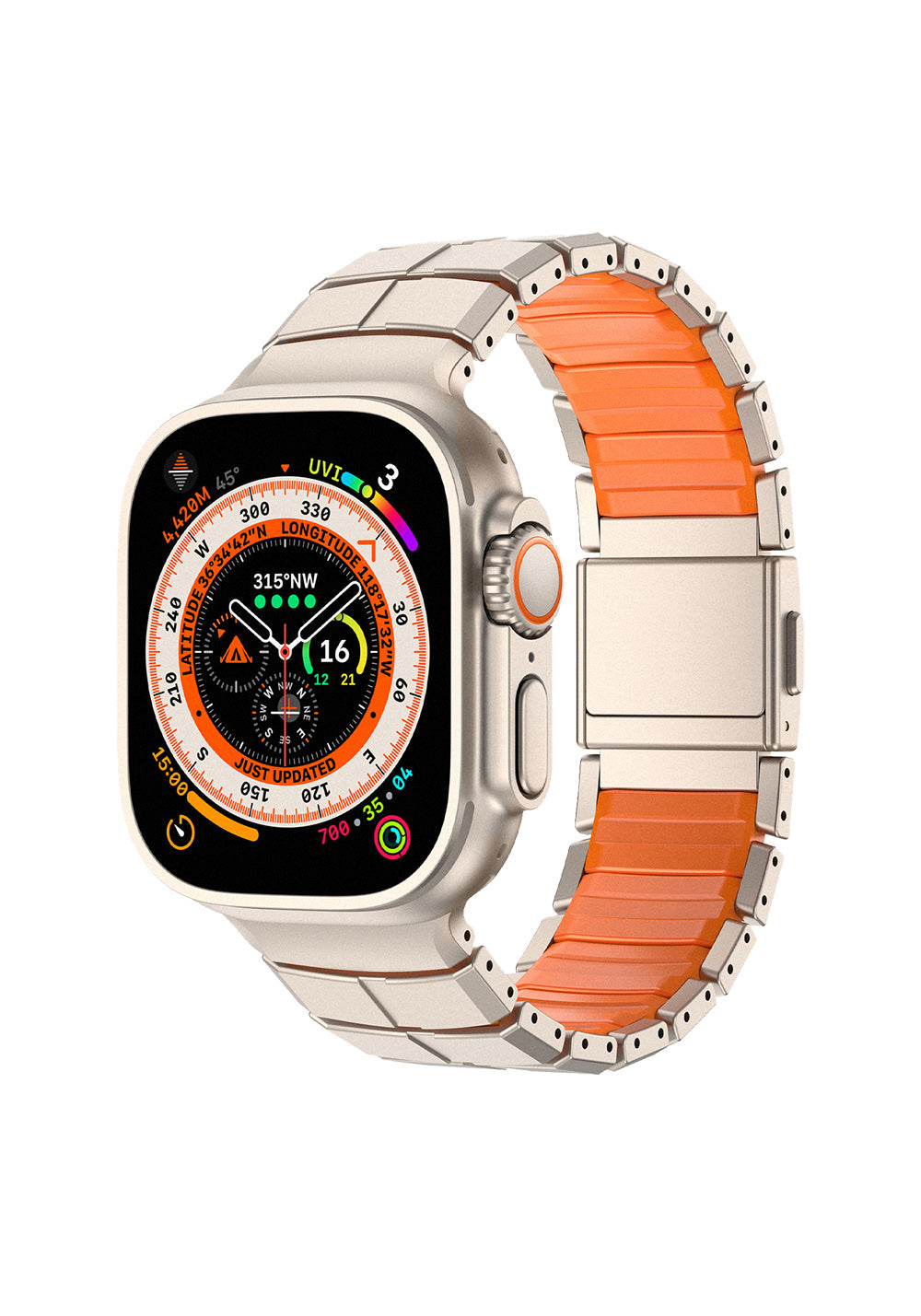 Mohseven Titancore No.1 Metal Kordon – Apple Watch 42/44/45/46/49 mm