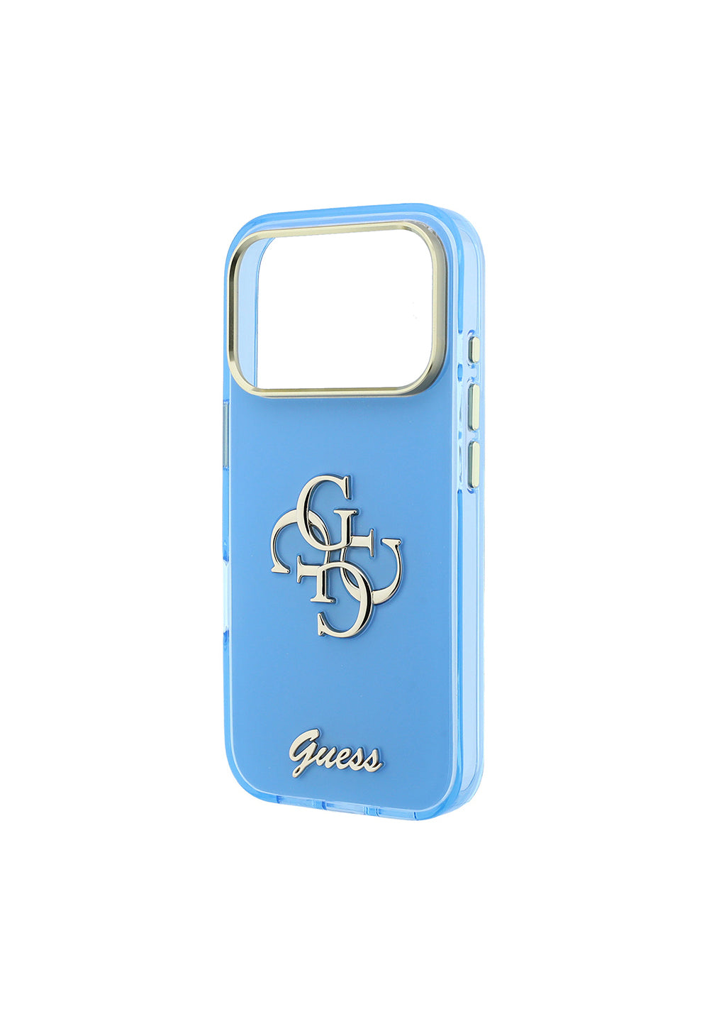 Guess Yazı ve 4G Büyük Silikon – iPhone 18 Pro Kılıfı