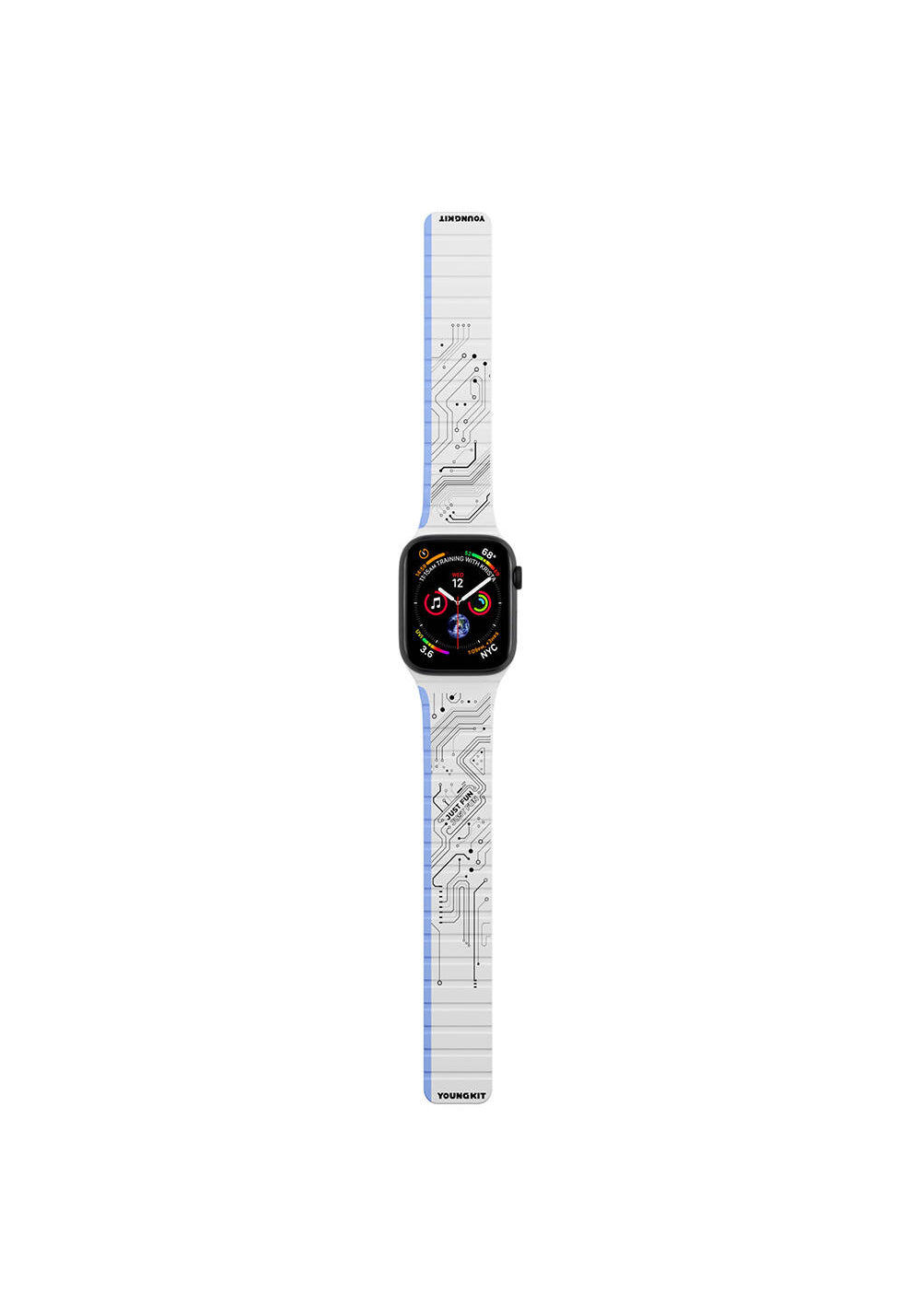 Youngkit Technological Manyetik Silikon Kordon – Apple Watch 38/40/41 mm