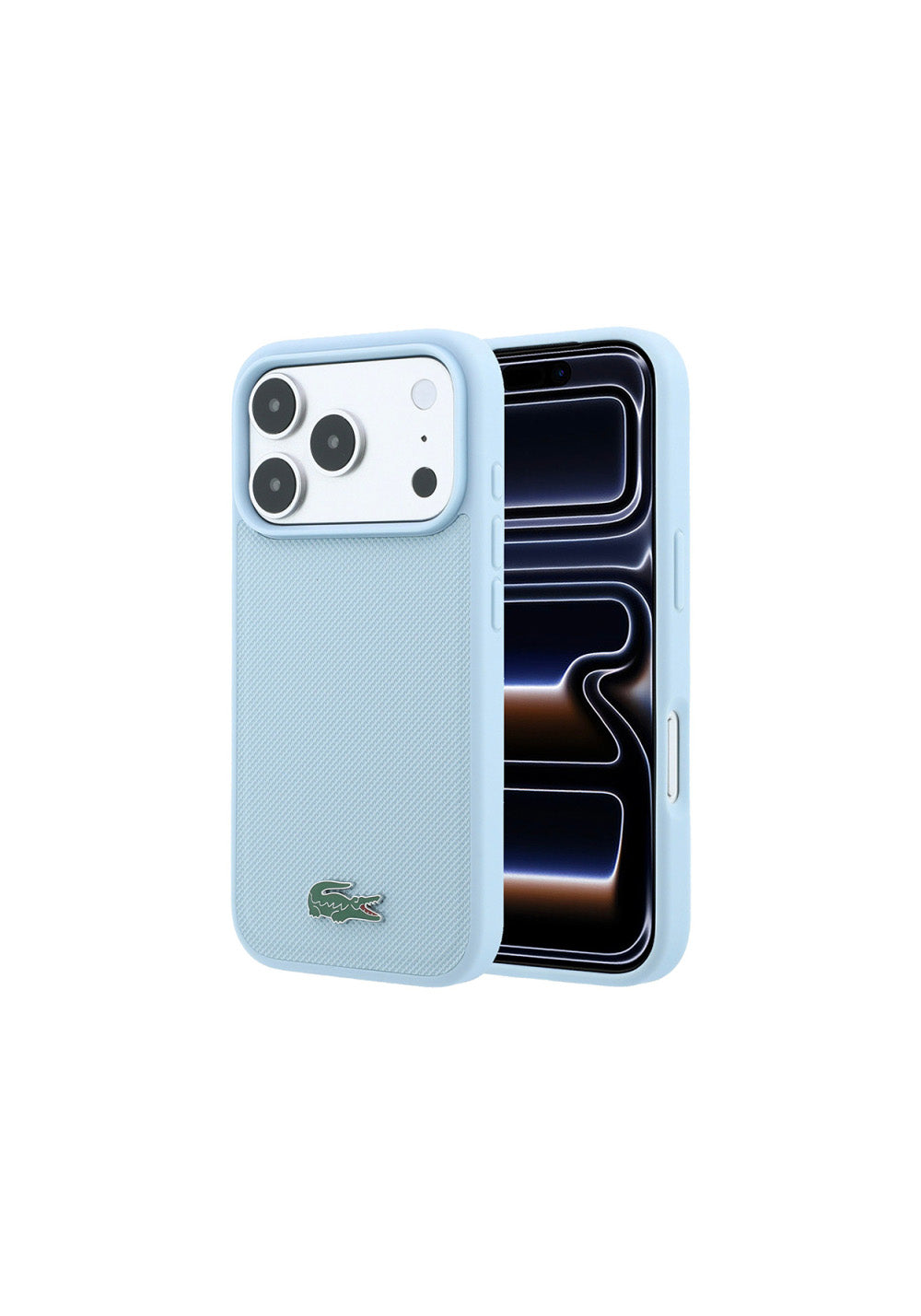 Lacoste PU Pike Desenli – iPhone 18 Pro Kılıfı
