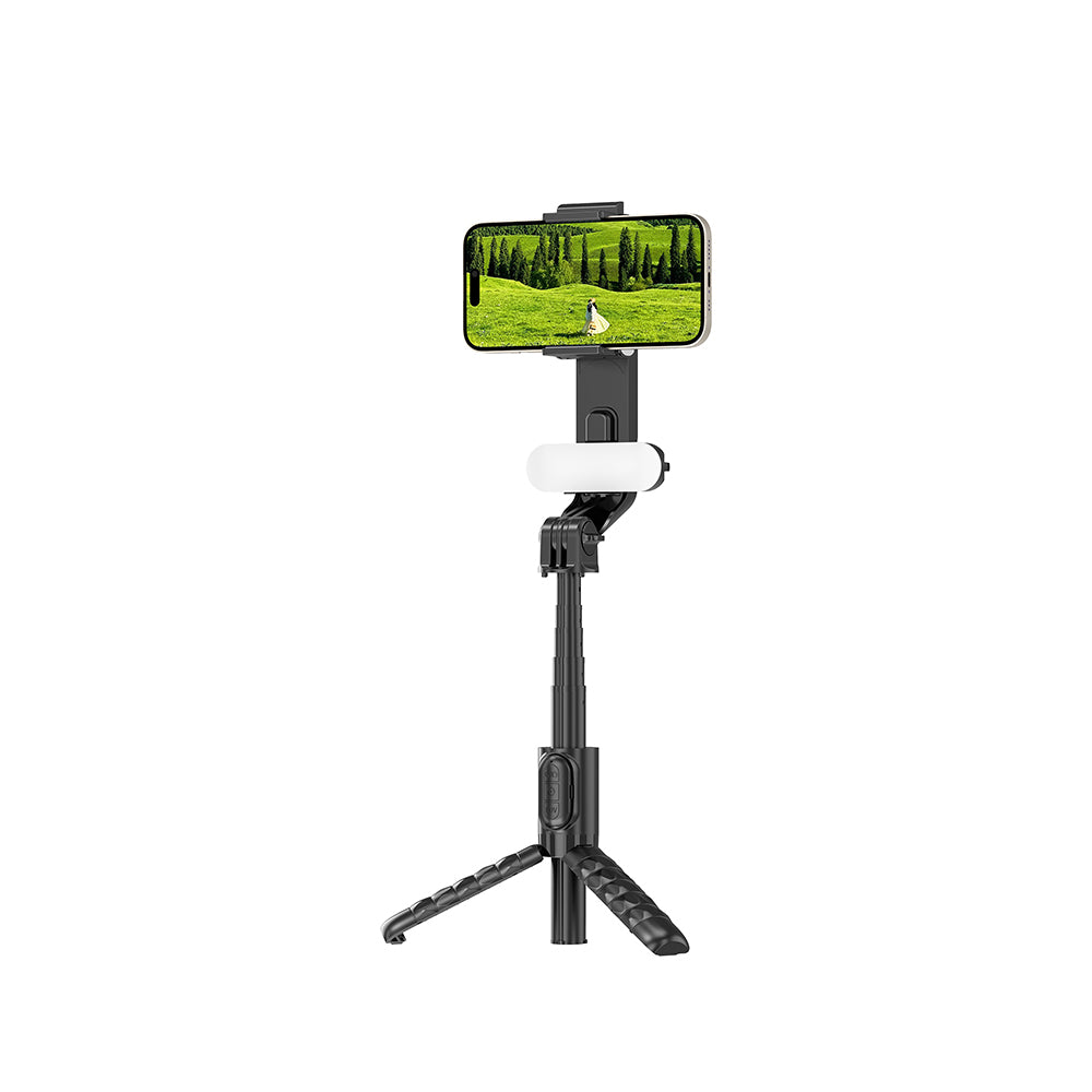 Wiwu Wi-SE013 – Işıklı Mini Tripod ve Selfie Çubuğu