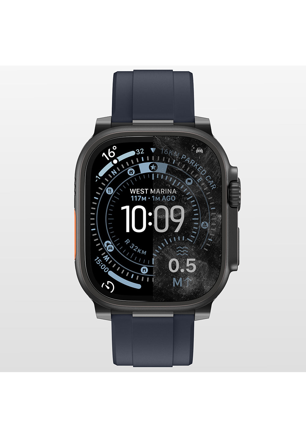 Amazingthing Radix AccuGuard Temperli Ekran Camı – Apple Watch Ultra 49 mm