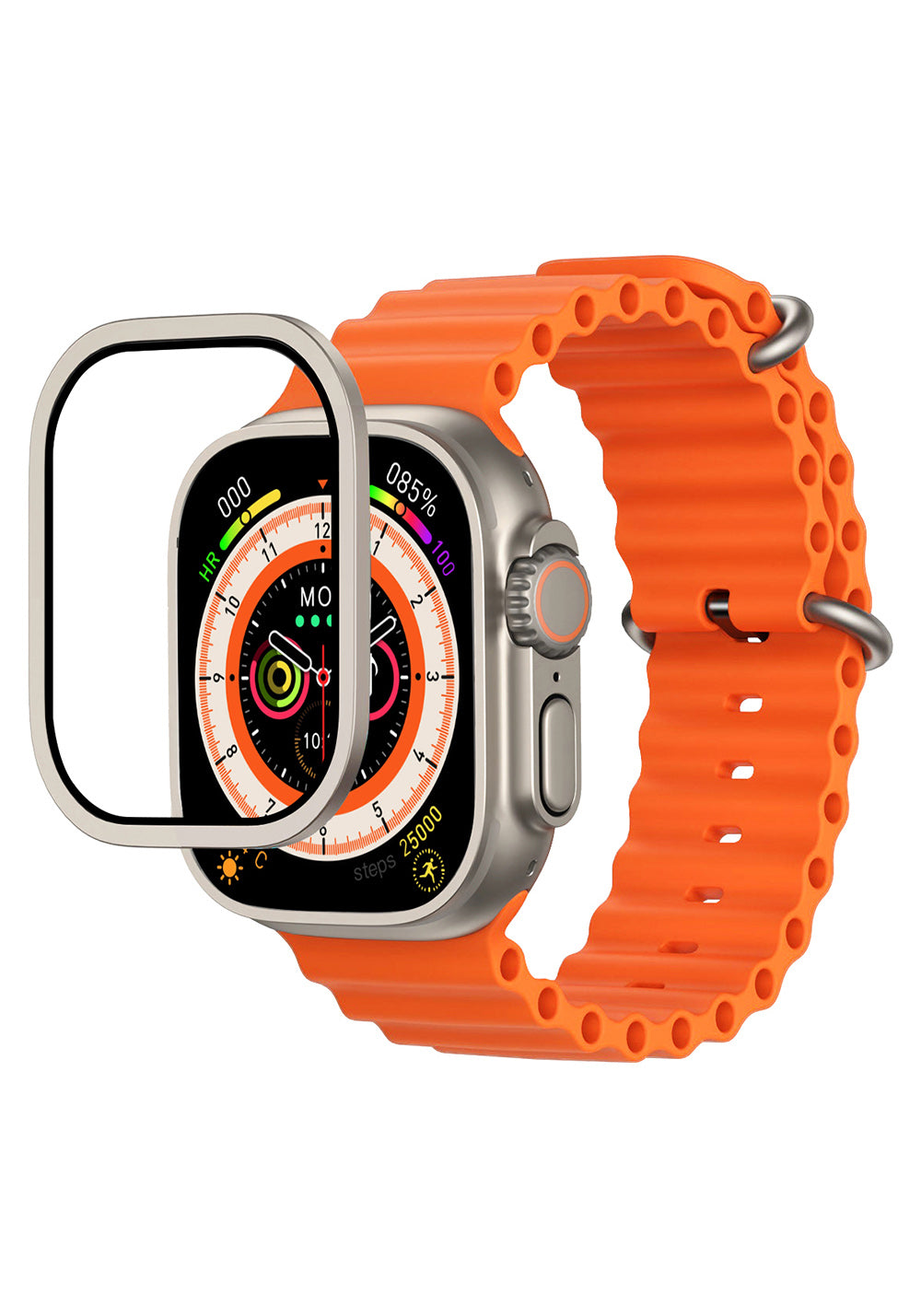 Mohseven iWatch Safir Cam Ekran Koruyucu – Apple Watch Ultra 49 mm