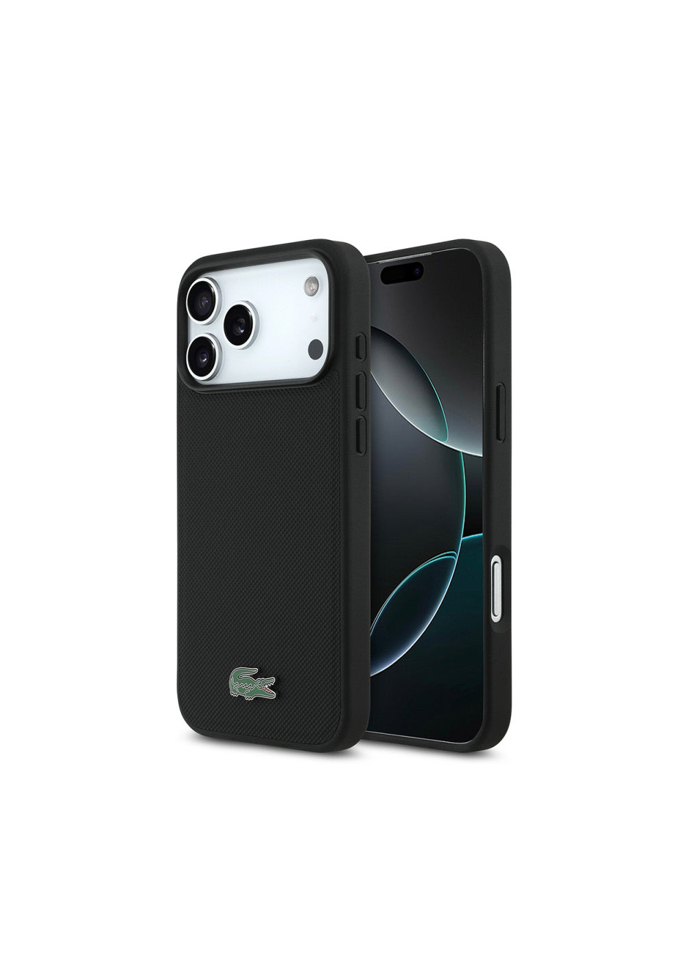 Lacoste PU Pike Desenli – iPhone 18 Pro Max Kılıfı