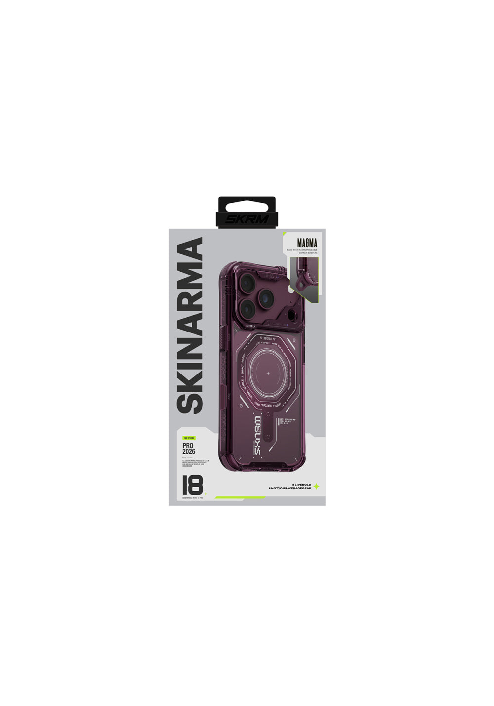 Skinarma Magma – iPhone 18 Pro Max Kılıfı