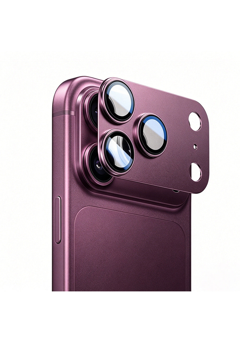 Mohseven Sapphire Alüminyum Safir – iPhone 18 Pro Max Lens Koruyucusu
