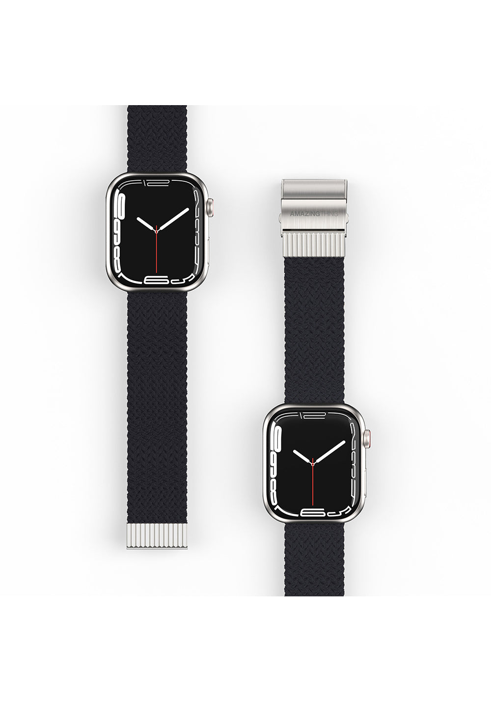 Amazingthing Titan Weave Örgü Spor Kordon – Apple Watch 38/40/41 mm + Series 10 42 mm