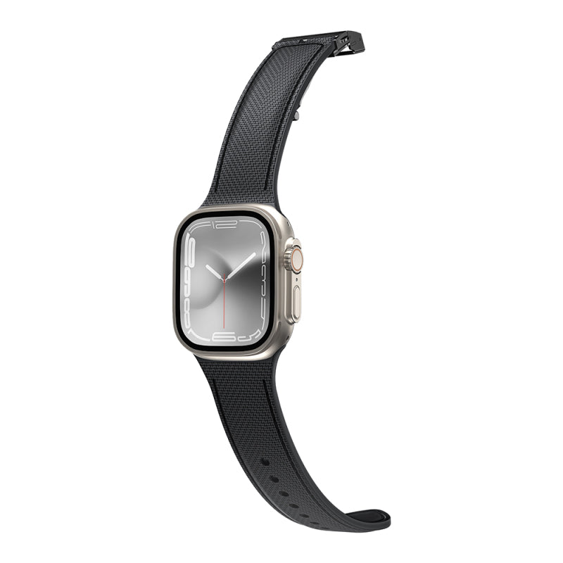 Amazingthing Titan Swift Deri Dokulu Silikon Kordon – Apple Watch 38/40/41 mm + Series 10 42 mm
