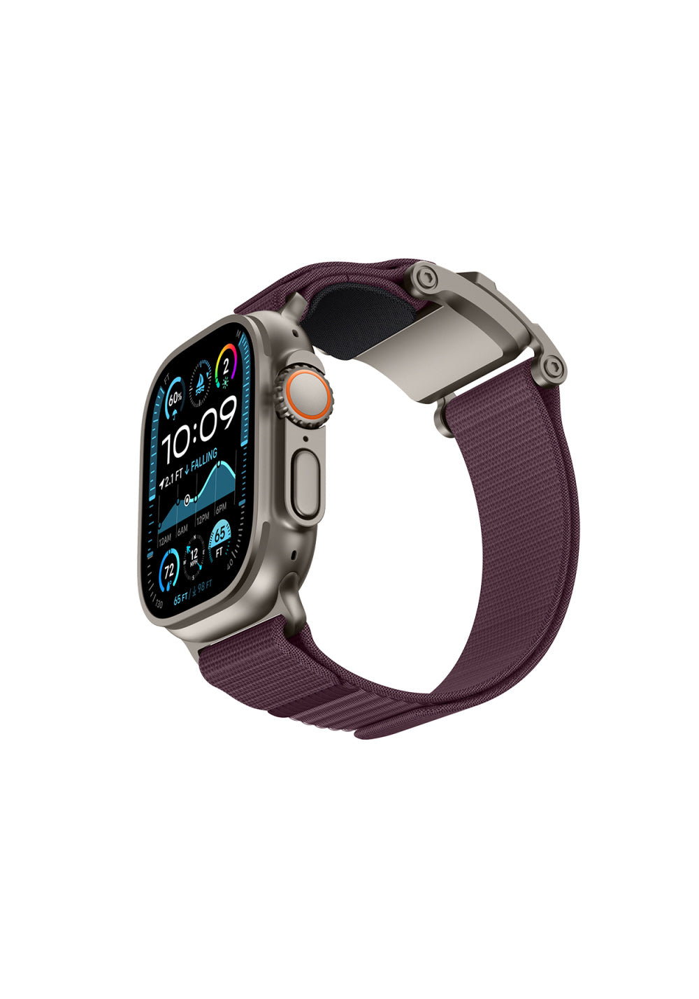 Mohseven Mecha Sport Dokuma Kordon – Apple Watch 42/44/45/46/49 mm