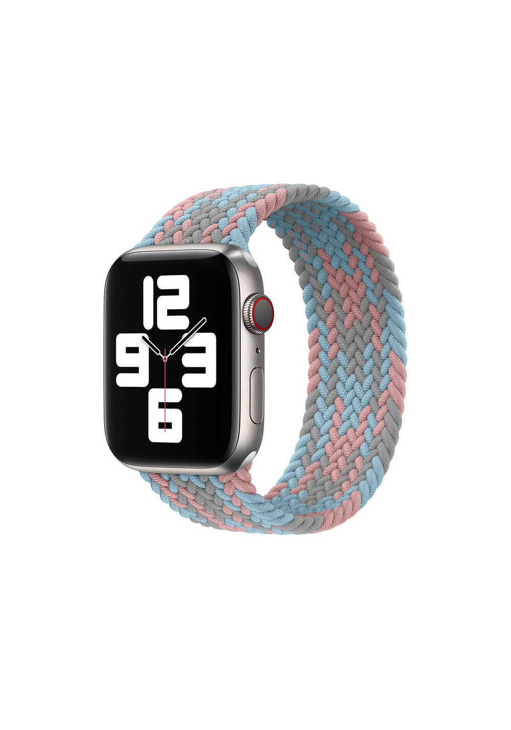 Wiwu Braided Solo Loop Contrast S Kontrast Örgü Kordon – Apple Watch 42/44/49 mm