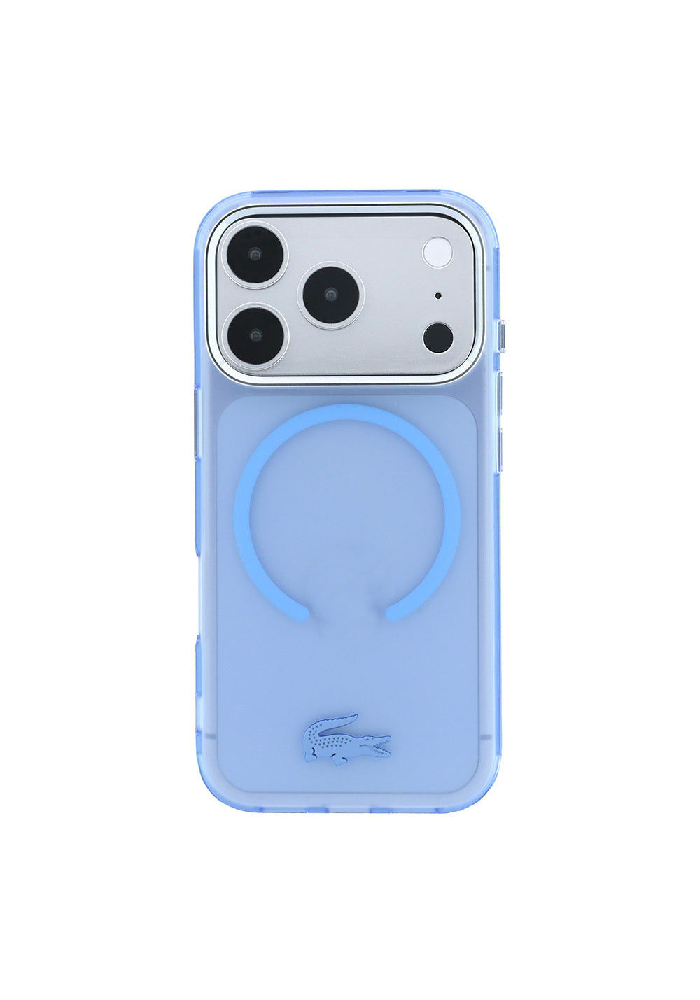 Lacoste C-Magnet İkonik Timsah Logolu IML Frosted – iPhone 18 Pro Kılıfı