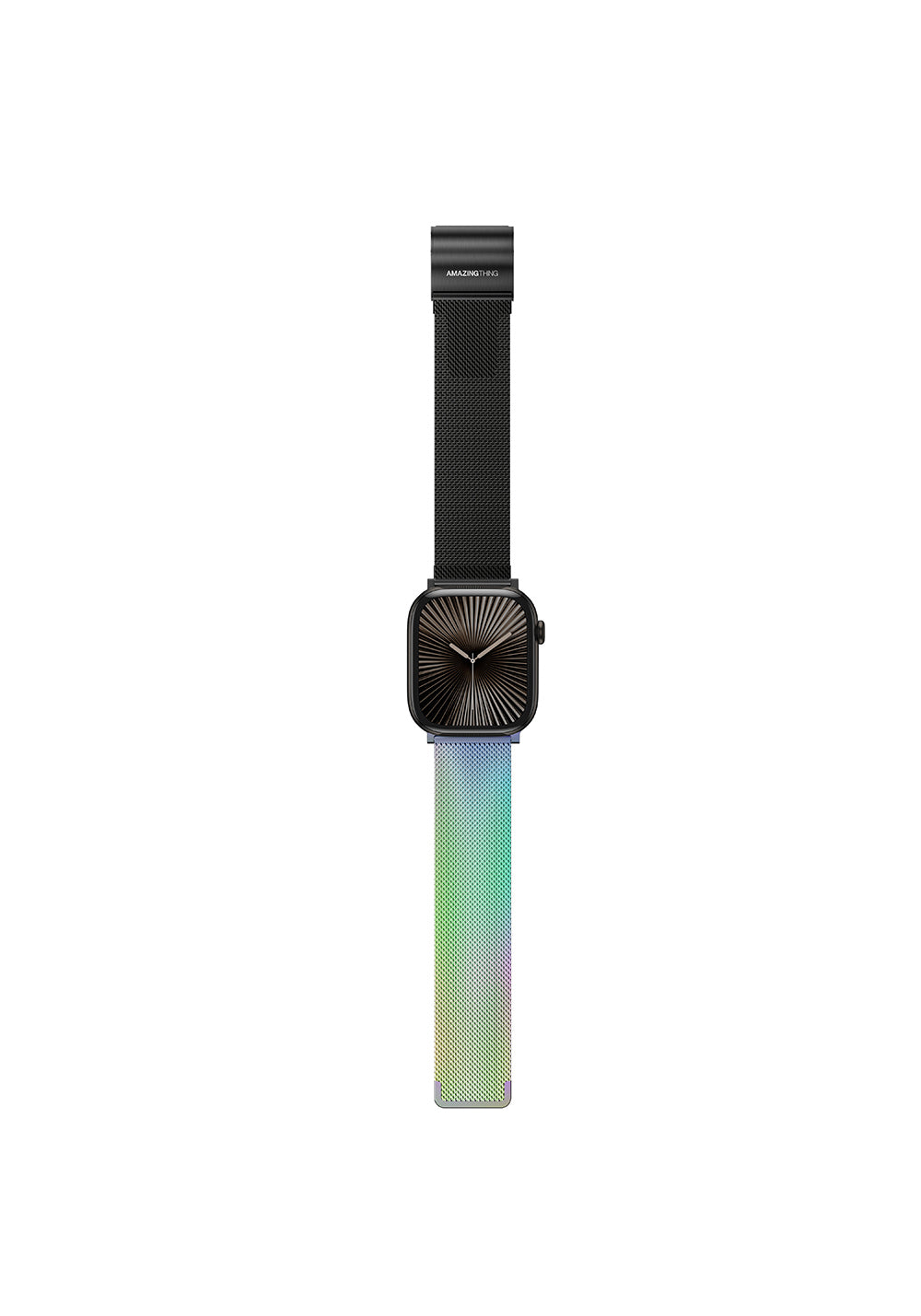 Amazingthing Omni StyleFlip Çift Yönlü Metal Örgü Kordon – Apple Watch 46 mm