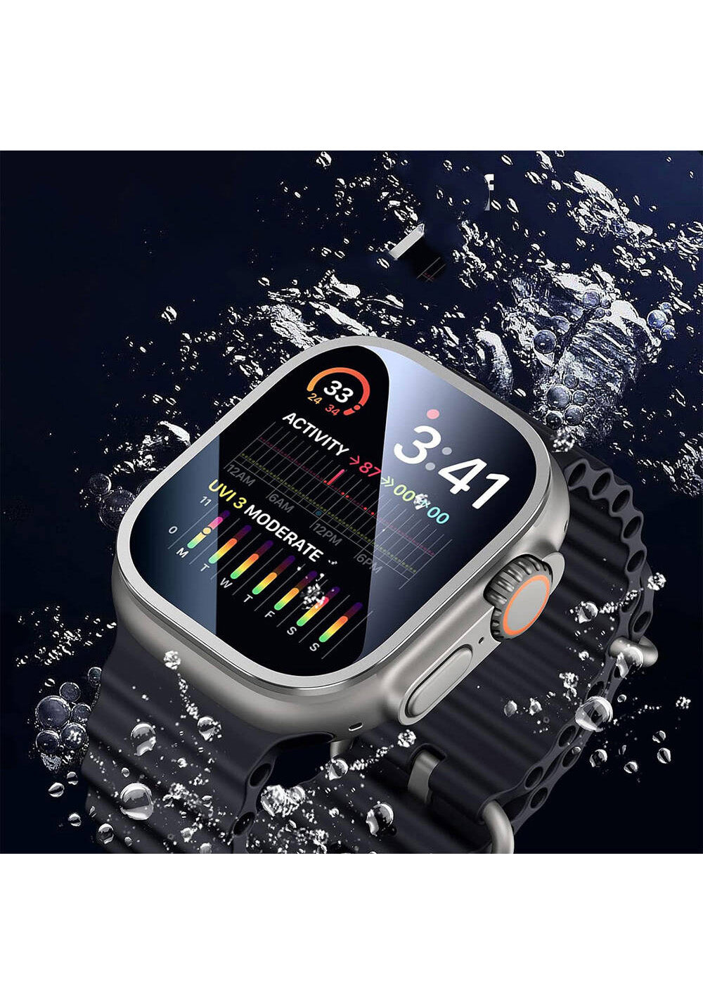 Wiwu Wi-JD106 Easy Install Temperli Ekran Camı – Apple Watch Ultra 49 mm