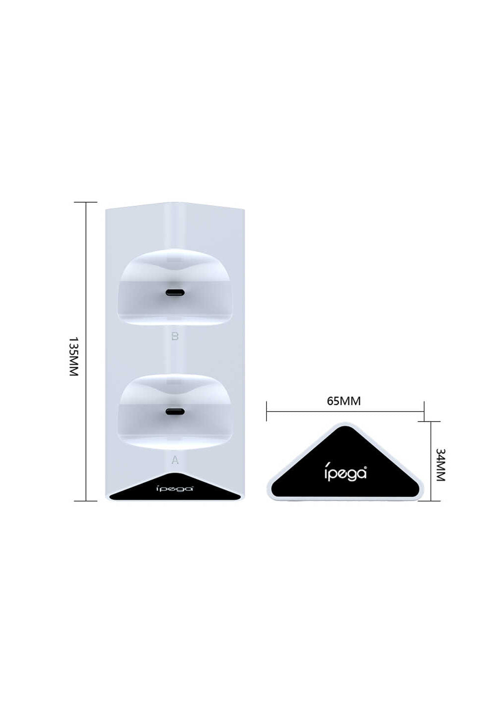 iPega PG-P5012 – PS5 DualSense İkili Şarj Standı