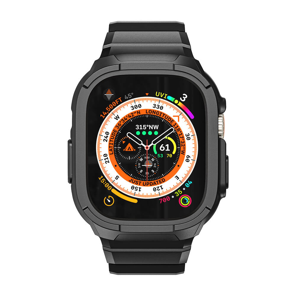 Wiwu Wi-WB014 Armor Kordon ve PC Kasa Seti – Apple Watch Ultra 49 mm