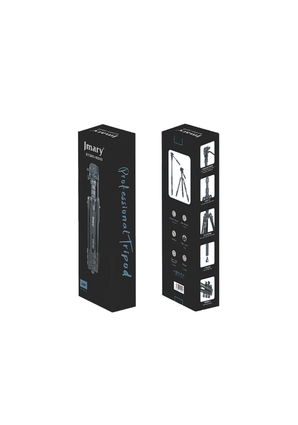 Jmary KT285+NB50 – 175 cm Başlıklı Kamera Tripodu