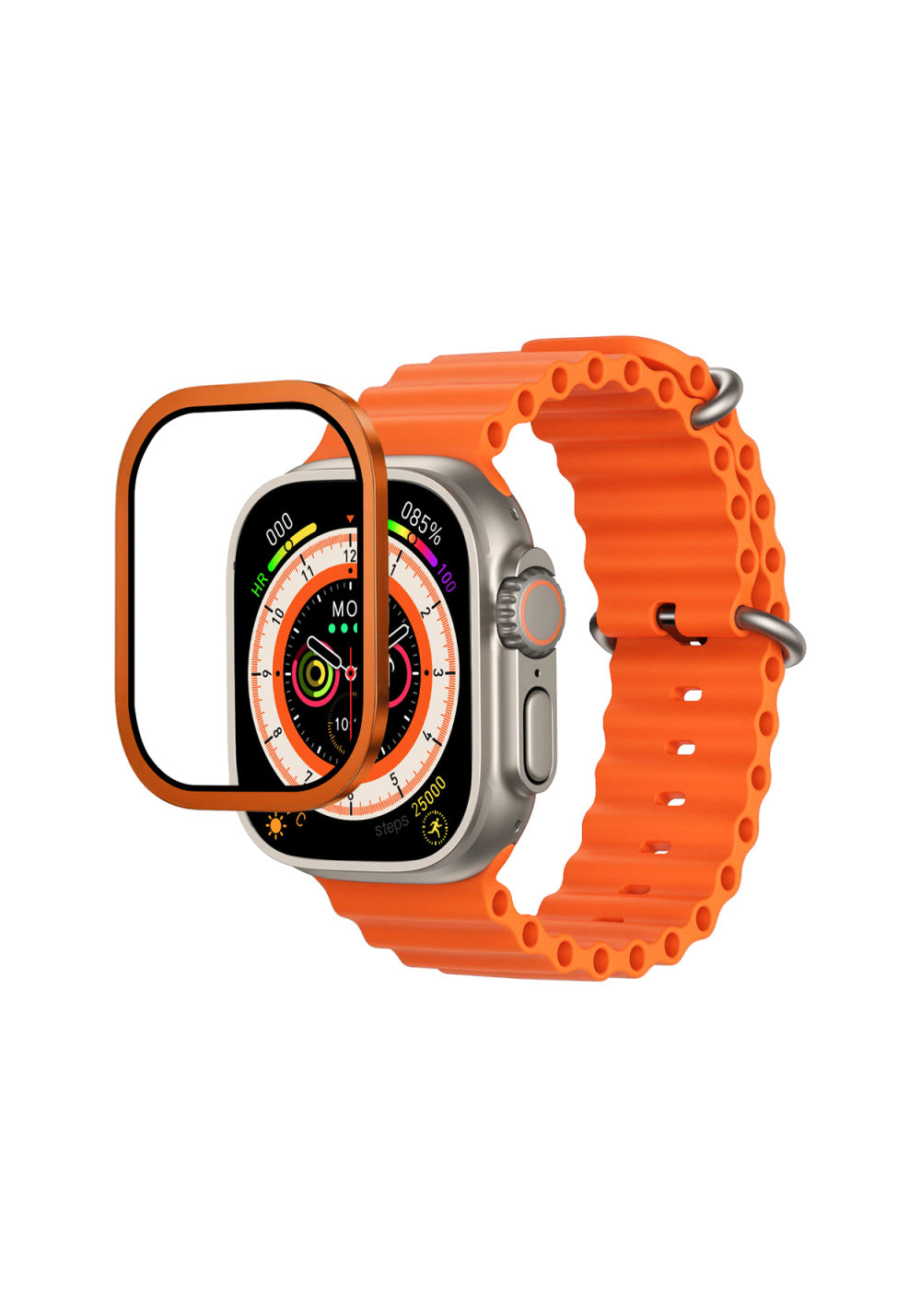 Mohseven iWatch Safir Cam Ekran Koruyucu – Apple Watch Ultra 49 mm
