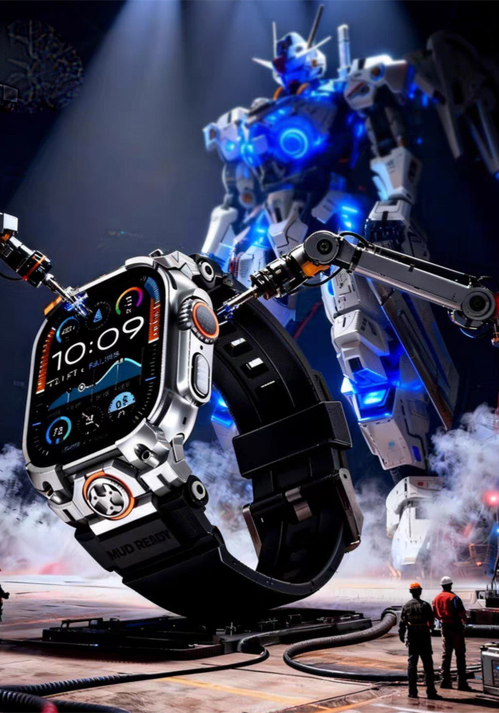 Mohseven Armor Silikon Kordon – Apple Watch Ultra 49 mm