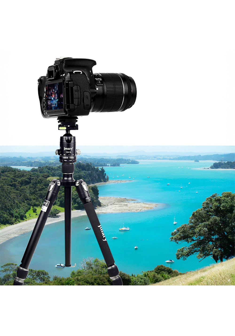 Jmary KT255+NB36 – 157,5 cm Değiştirilebilir Başlıklı Tripod