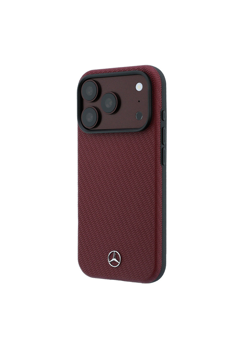 Mercedes Benz 3D Wrap Wood Deri – iPhone 18 Pro Kılıfı