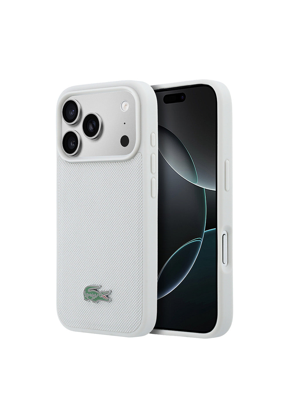 Lacoste PU Pike Desenli – iPhone 18 Pro Max Kılıfı