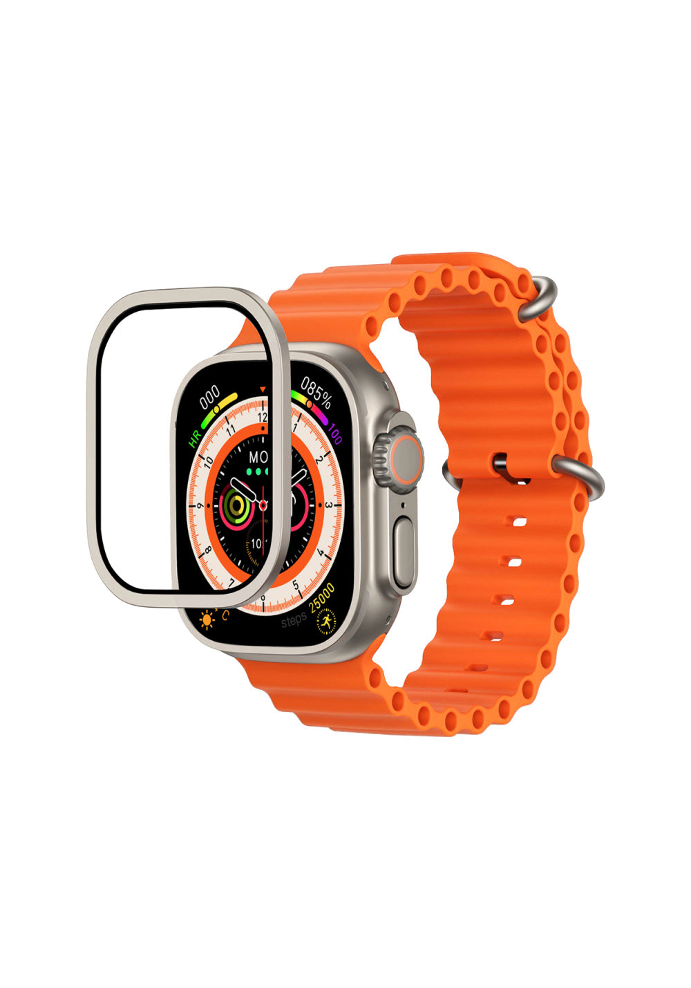 Mohseven iWatch Safir Cam Ekran Koruyucu – Apple Watch Ultra 49 mm