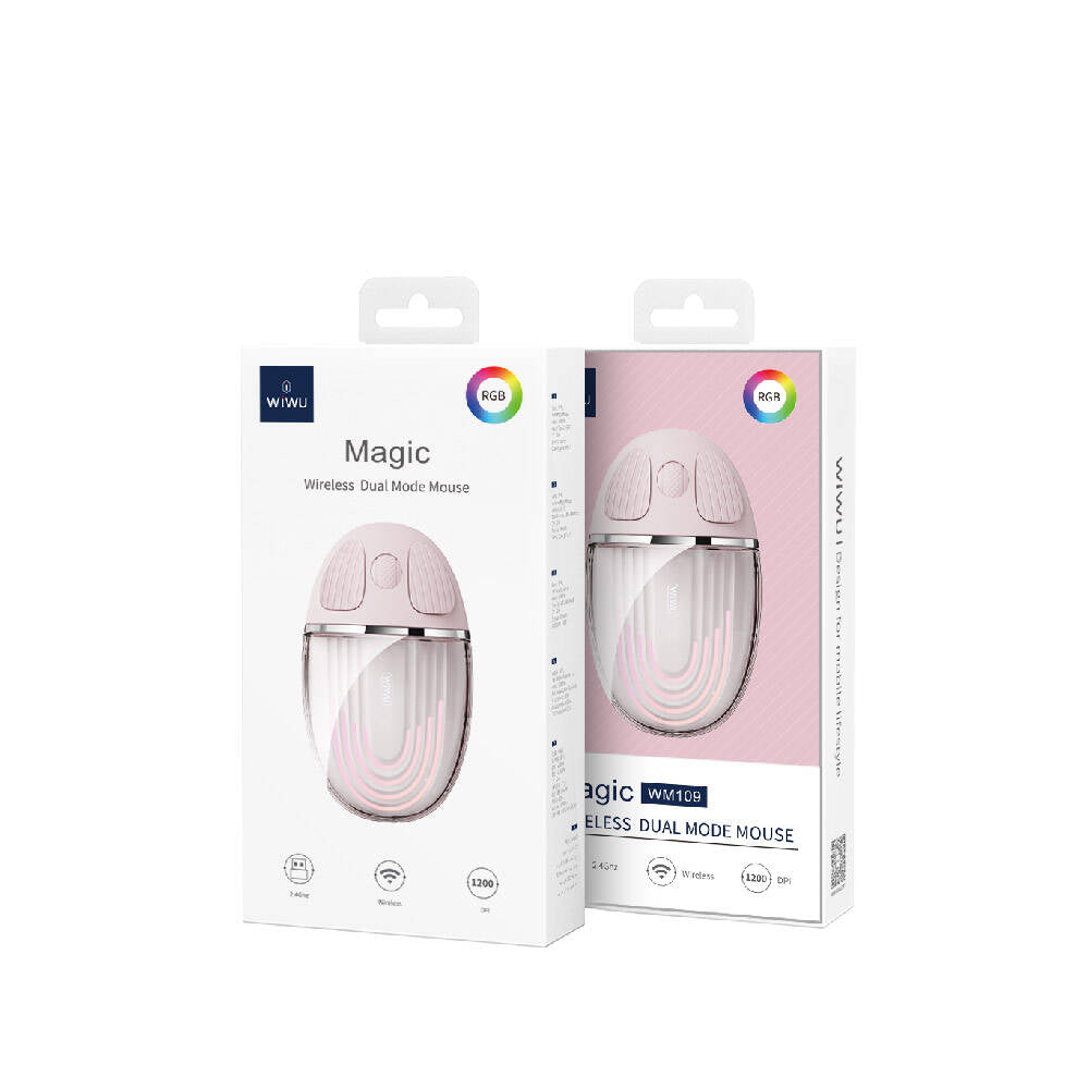 Wiwu WM109 Magic Wimice – 1200 DPI Çift Bağlantılı Kablosuz Mouse