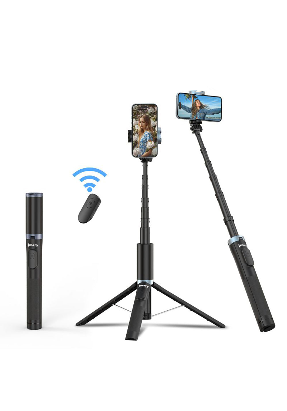 Jmary KT-259 – Kumandalı Tripod ve Selfie Çubuğu