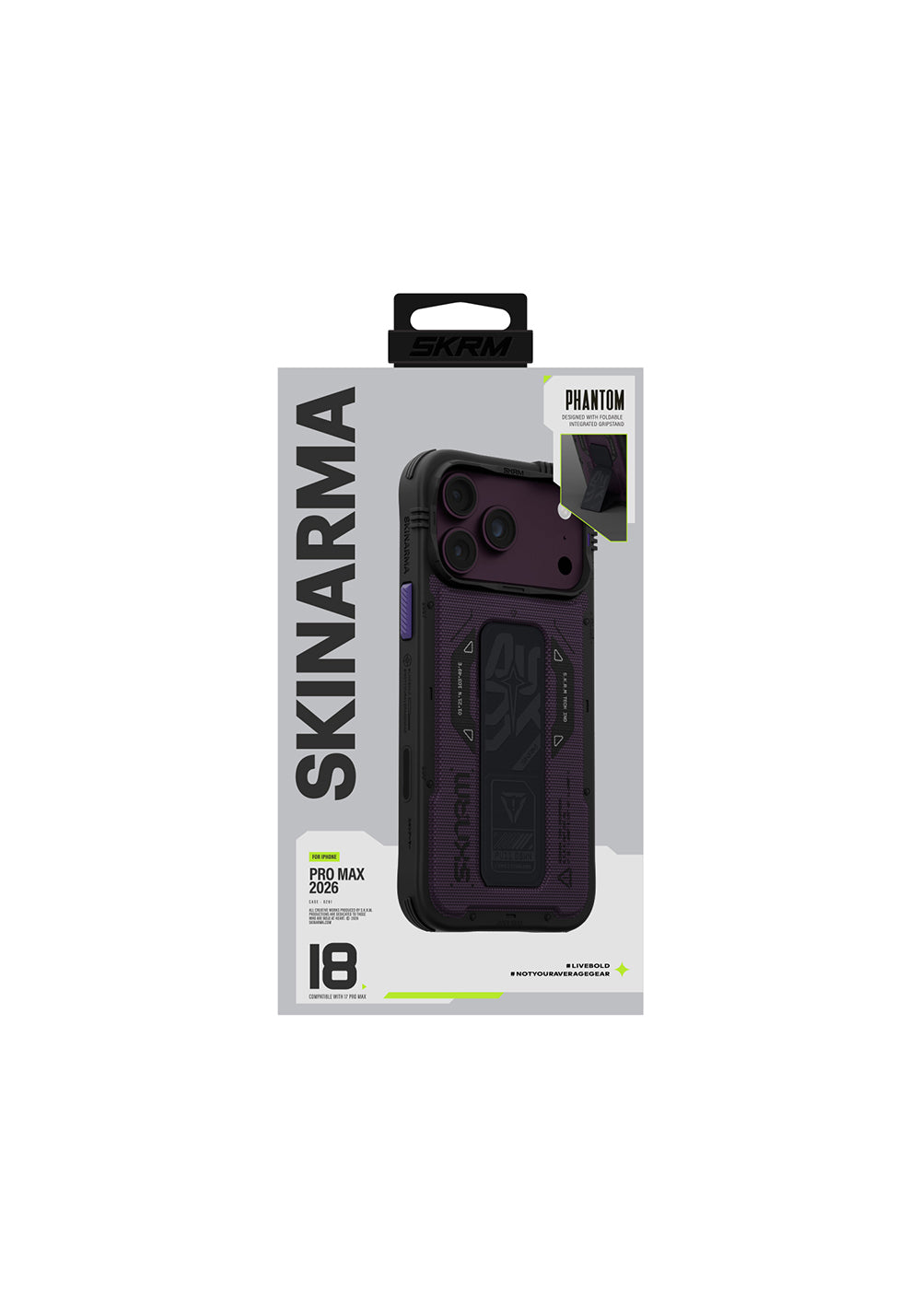 Skinarma Standlı Phantom – iPhone 18 Pro Max Kılıfı