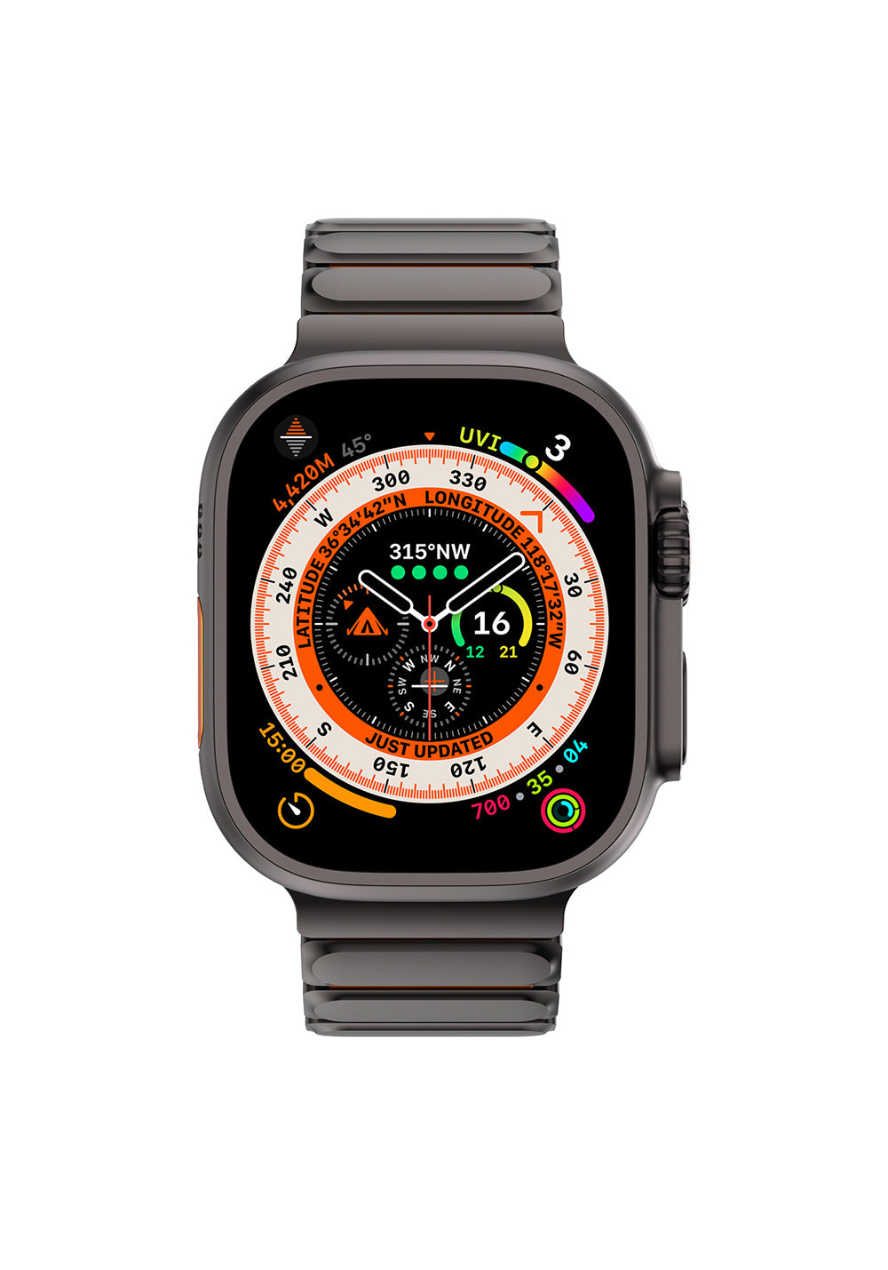 Mohseven Titancore No.2 Çelik Kordon – Apple Watch 42/44/45/46/49 mm