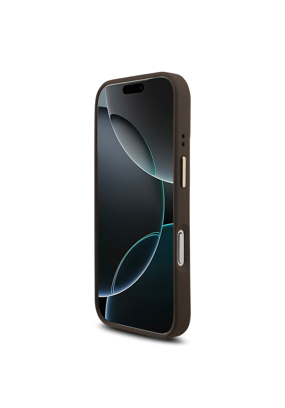 Guess Gold Metal Kamera Çerçeveli 4G Desenli Metal Büyük 4G ve Yazı Logolu – iPhone 18 Pro Kılıfı