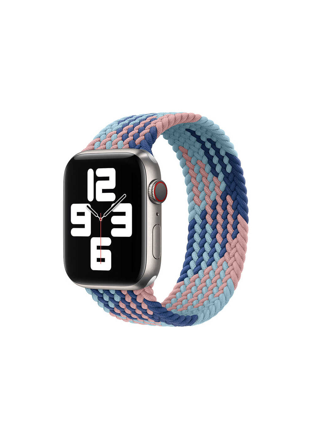 Wiwu Braided Solo Loop Contrast L Kontrast Örgü Kordon – Apple Watch 42/44/49 mm
